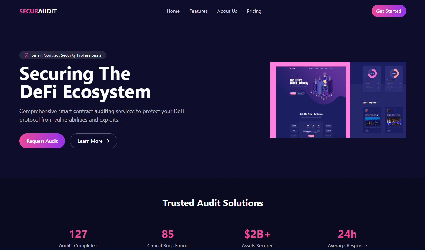 Smart Contract Auditing for DeFi Protocol